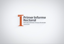 Primer Informe Rectoral MVZ Dámaso Anaya Alvarado