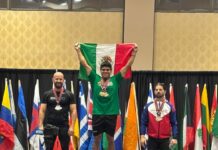 César Vallejo se corona Campeón Mundial de Halterofilia en Las Vegas