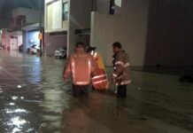 Atiende Protección Civil afectaciones por intensa lluvia
